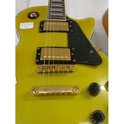 2276 - Legacy yellow/gold gloss lacquer finish electric guitar