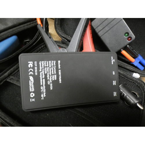 2294 - Portable car jump starter in pouch and Di-log phase rotation indicator