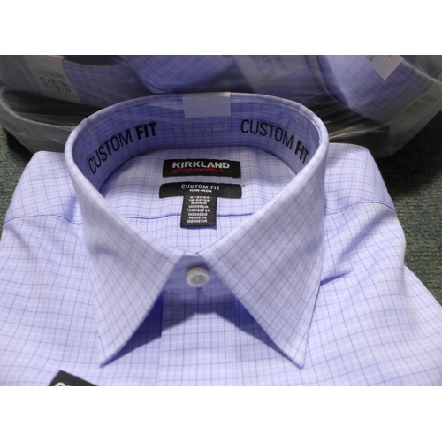 3190 - Quantity of men's Kirkland Signature custom fit shirts, (mix of sizes)* this lot is subject to VAT