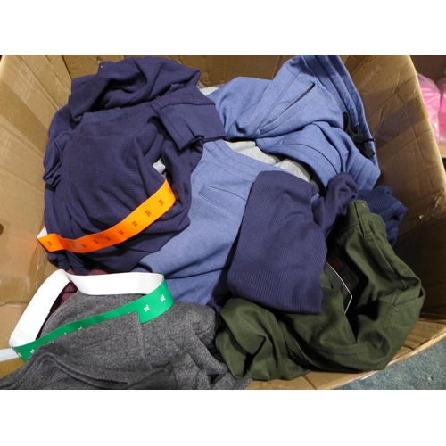 3224 - Box of men's lounge and underwear, mixed sizes * this lot is subject to VAT