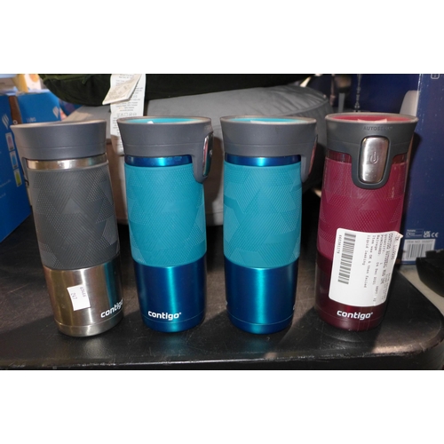 3248 - 4 x Contigo Autoseal Mugs (Hot/Cold)  (247-127,128)  * This lot is subject to vat