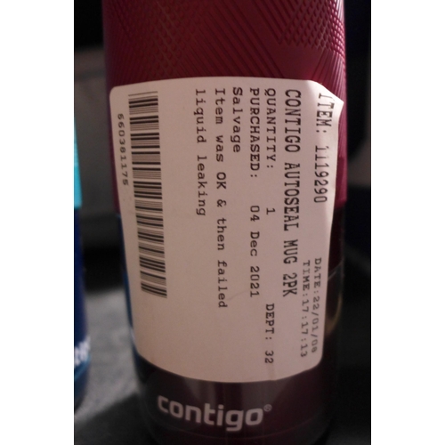 3248 - 4 x Contigo Autoseal Mugs (Hot/Cold)  (247-127,128)  * This lot is subject to vat