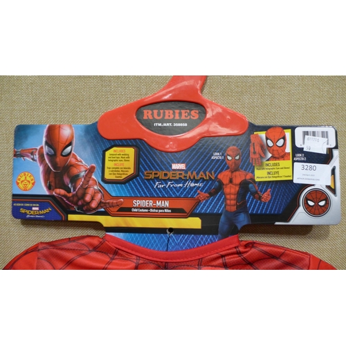 3280 - Child's Spiderman costume, age 3-4 * this lot is subject to VAT