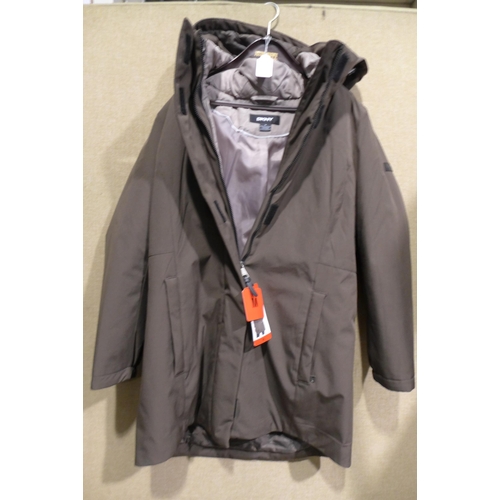 3285 - Women's Khaki DKNY 2-in-1 jacket size M * this lot is subject to VAT