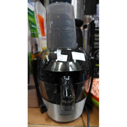 3319 - Philips Viva Juicer - Hr1836/01      (247-193)  * This lot is subject to vat