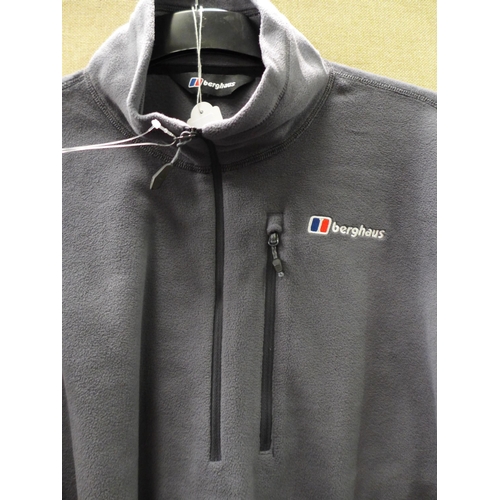 3347 - Men's grey half-zip Berghaus fleece, size XXL * this lot is subject to VAT