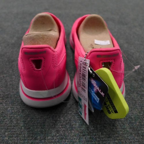 3352 - Pair of women's pink Ultra Go Skechers, UK 4.5 * this lot is subject to VAT