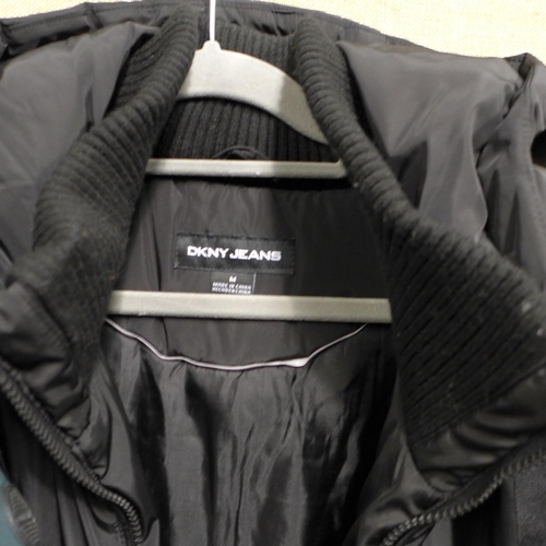 3369 - 2 Women's hooded winter coats (1 DKNY), mixed sizes and colours * this lot is subject to VAT