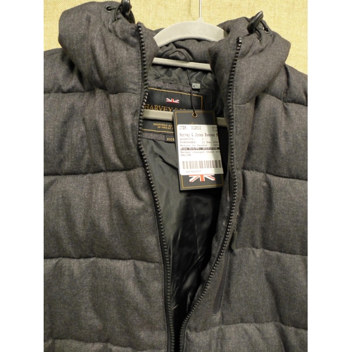 3372 - 2 Men's hooded coats (1 Levi's) mixed sizes and colours * this lot is subject to VAT