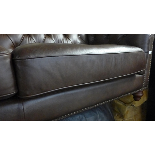 1667 - New Allington 3 Seater Brown Leather Sofa,  Original RRP £1666.66 + vat  (4096-12)  * This lot is su... 