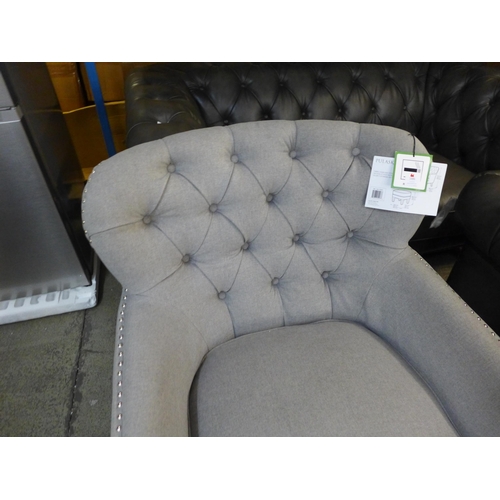 1686 - Home Meridian Fabric Chair With Ottoman,   OriginalRRP £374.91 + vat  (4096-26)  * This lot is subje... 