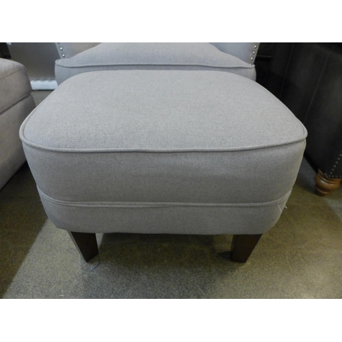 1686 - Home Meridian Fabric Chair With Ottoman,   OriginalRRP £374.91 + vat  (4096-26)  * This lot is subje... 