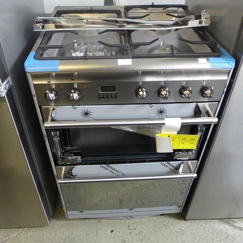 1723 - Smeg 60Cm Dual Fuel Sssuk62Mx8  Cooker Double   ,Original RRP £791.66 + vat (4093-37) * This lot is ... 