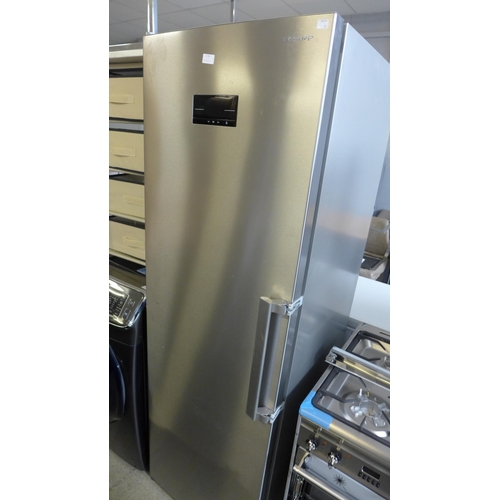 1724 - Sharp SJ-Lc31Chxif Inox  380L Tall Larder Fridge   ,Original RRP £416.66 + vat (4093-28) * This lot ... 