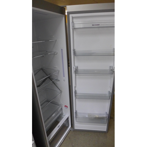 1766 - Sharp SJ-Lc31Chxif Inox  380L Tall Larder Fridge   ,Original RRP £416.66 + vat (4093-26) * This lot ... 