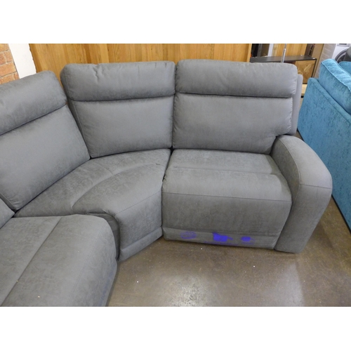 1630 - Paisley Fabric Sectional P/Recliner With P/Head    , Original RRP £2166.66  ( 4091-13)  * This lot i... 