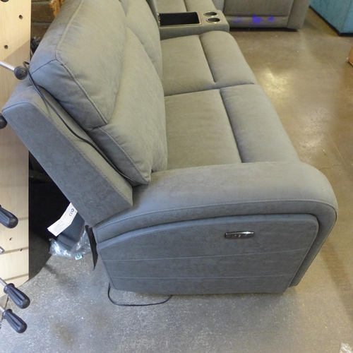 1630 - Paisley Fabric Sectional P/Recliner With P/Head    , Original RRP £2166.66  ( 4091-13)  * This lot i... 