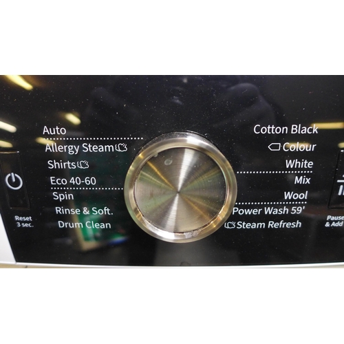 1634 - Hisense Wfga80141Vm White8Kg 1400 Washing Machine  ,Original RRP £274.91 + vat (4093-7) * This lot i... 