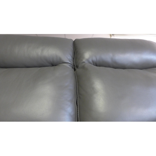 1646 - Kuka Barrett 2 Seater Light Grey Power Recliner     ,  Original RRP £1166.66 + vat  (4096-14)  * Thi... 