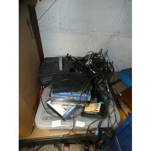 2342 - Sega Master system, approx. 30 games and Nintendo 64 and one game (Pokemon Stadium)