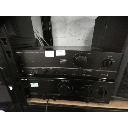 2364 - Technics SUV220 integrated amplifier and Kenwood KA3020 special edition integrated amplifier