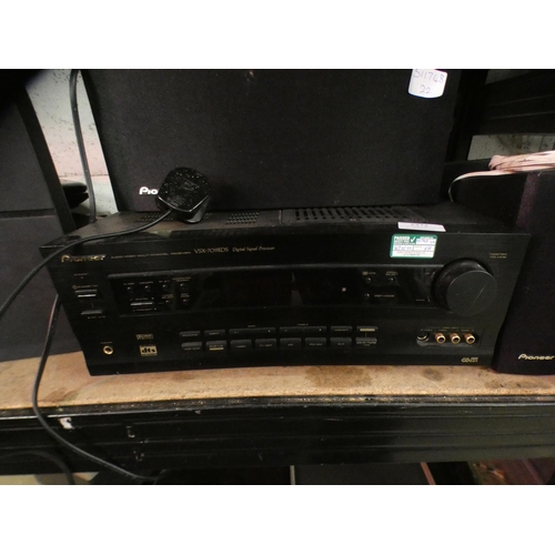 2372 - Pioneer AV receiver VSX 709RDS and speaker set