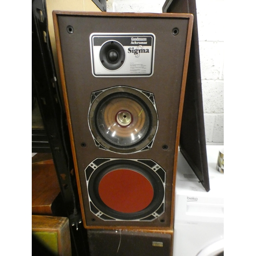 2375 - Pair of Goodmans Achromat Sigma Audiophile 60cm speakers