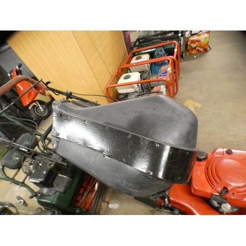 2444 - Mountfield petrol lawnmower with Honda engine - W - with collector