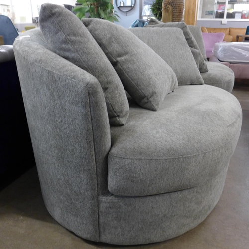 1455 - Fabric Swivel Chair Fy21, Original Rrp £441.66 + Vat (4092-7) * This Lot Is Subject To Vat