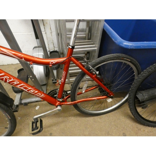 2163 - Aluminium Saracen Diva 2 unisex Mountain bike with new road tyres