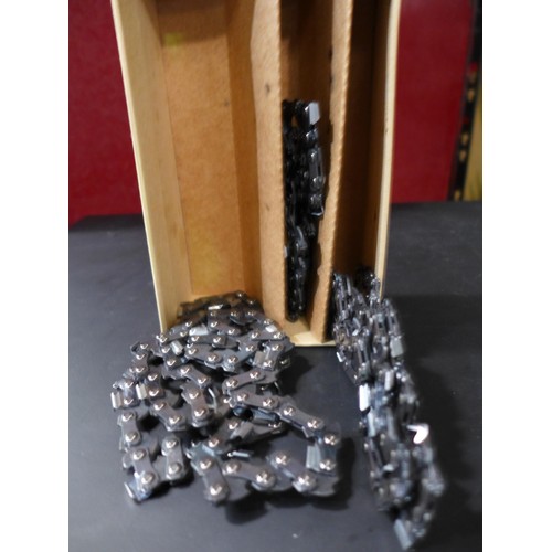 2201 - Three Tallox chainsaw chains (SKU:TA3X8P13H503)