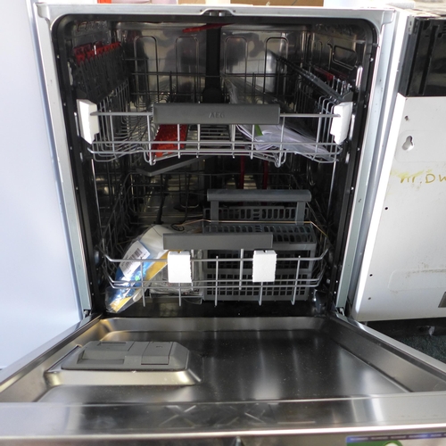 3027 - AEG Fully Integrated Dishwasher,  H818xW596xD550, Model: FSS63607P, Original RRP £582.50  + vat  * T... 