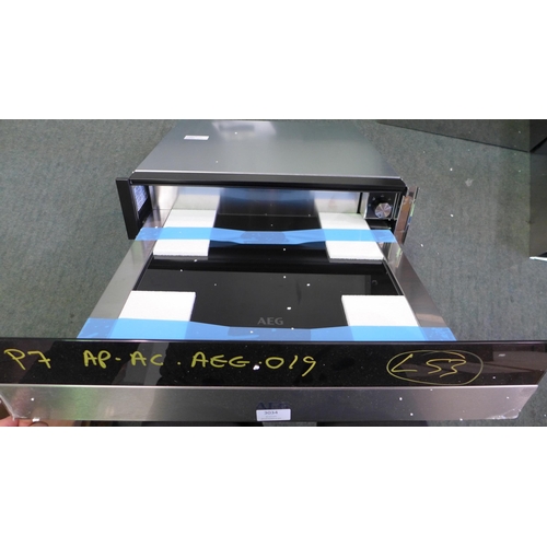 3034 - AEG Warming drawer, Model: KDK911424M * This lot is subject to vat