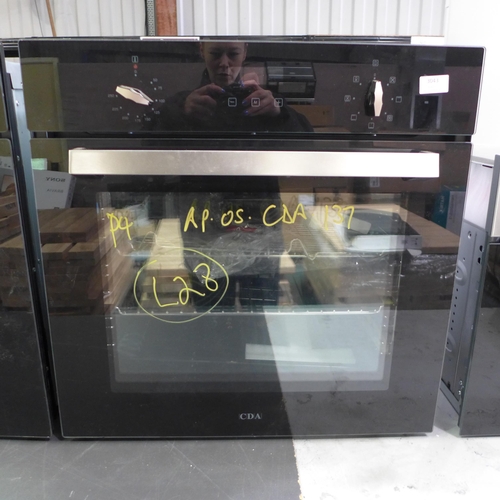 3043 - CDA Single Multi-Function Oven  H595xW595xD567 ,    SK310BL, Original RRP £300.00  + vat * This lot ... 