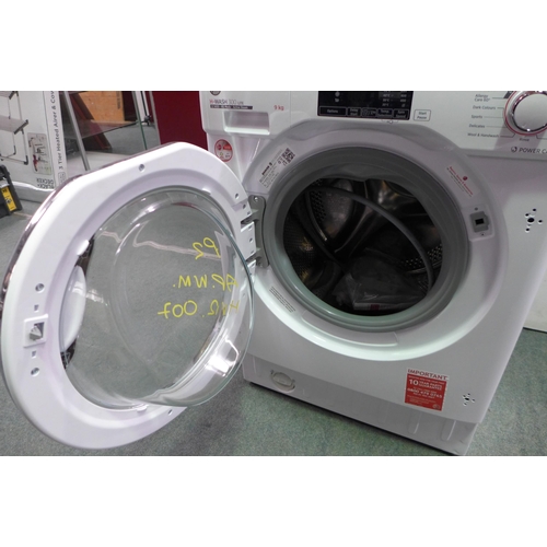 3051 - Hoover H-Wash 300 Lite, Integrated Washing Machine (9kg)  H820xW600xD525, Model: HBWS49D1ACE, Origin... 