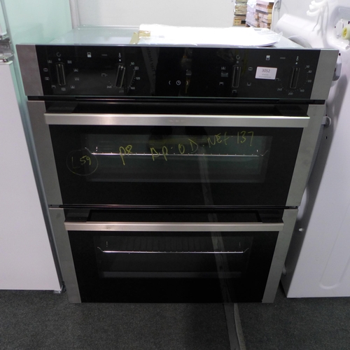 3052 - Neff N50 Built Under Double Oven  H717xW594xD550, Model: J1ACE2HN0B, Original RRP £765.84 + vat * Th... 