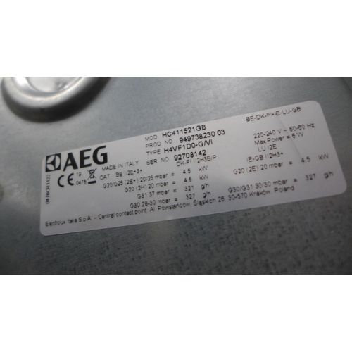 3069 - AEG Domino Gas-on-Glass Wok Hob H60xW360xD520, Model: HC411521GB, Original RRP £524.17 + vat * This ... 