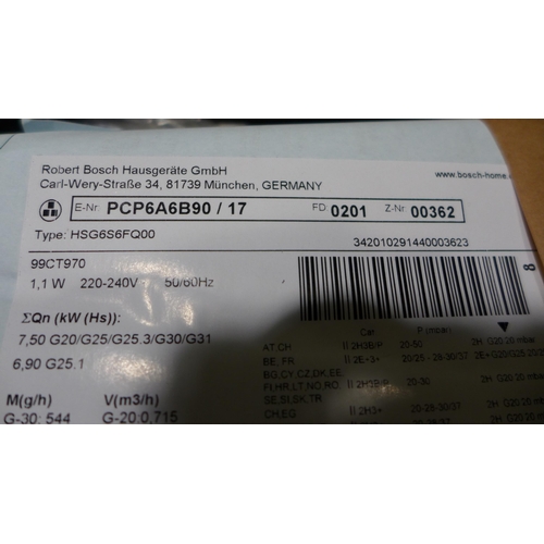 Bosch Gas 4Burner Hob with Flameselect H45xW582xD520, Model PCP6A6B90