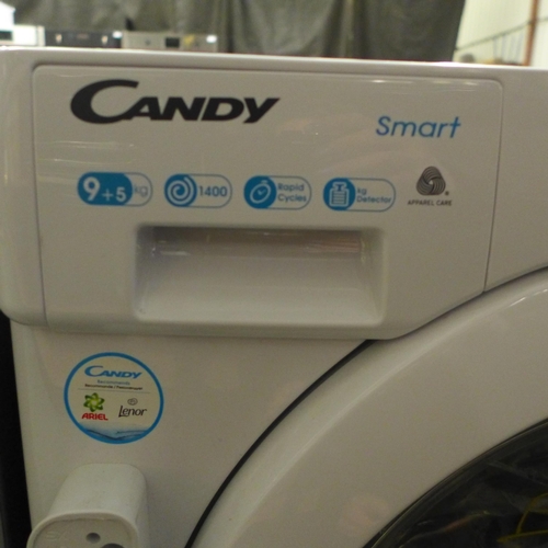 3096 - Candy Integrated Smart Washer Dryer (9 + 5kg)  Model: CBD495D1WE, H820xW600xD525, Original RRP £412.... 