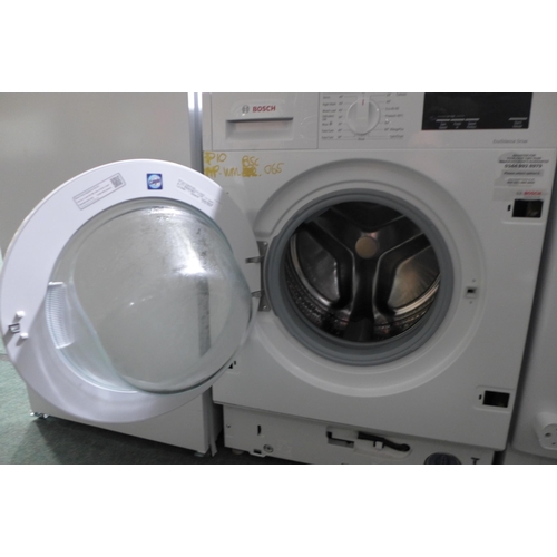 3097 - Bosch  Integrated Washing Machine Model: WIW28301GB, H818xW596xD544 Original RRP £654.16  + vat* Thi... 