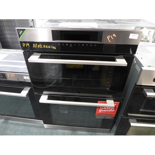 3101 - AEG Built-In Double Oven, Model: DCK731110M, H888xW594xD548, Original RRP £955 + vat * This lot is s... 