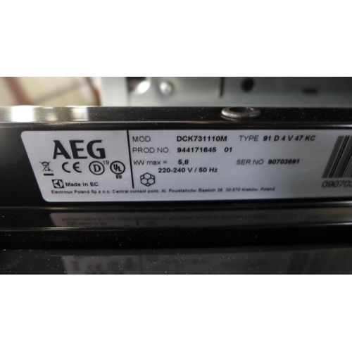 3101 - AEG Built-In Double Oven, Model: DCK731110M, H888xW594xD548, Original RRP £955 + vat * This lot is s... 