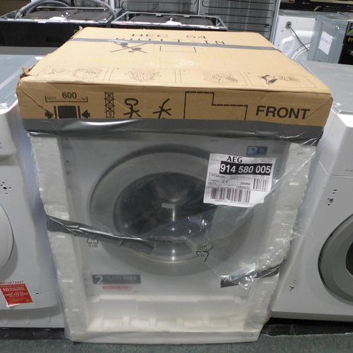 3106 - AEG Integrated Washing Machine (8kg)  H819xW596xD540, Model: L7FC8432BI, Original RRP £607.50 + vat ... 