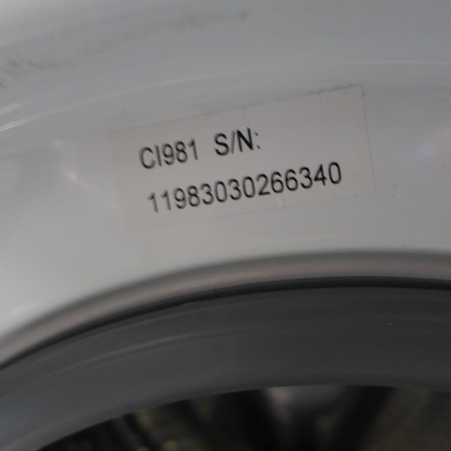 3107 - CDA Fully Integrated Washer/Dryer (8 + 6kg) H825xW595xD540, Model: CI981 * This lot is subject to va... 