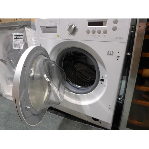 3107 - CDA Fully Integrated Washer/Dryer (8 + 6kg) H825xW595xD540, Model: CI981 * This lot is subject to va... 