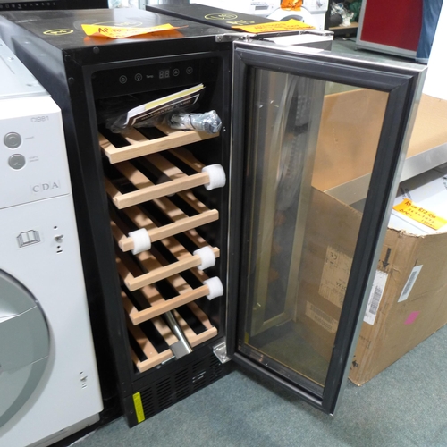 3108 - Viceroy Under Counter Wine Cooler Model: WRWC30SS, H870xW295xD570 Original RRP £332.50 + vat  * This... 