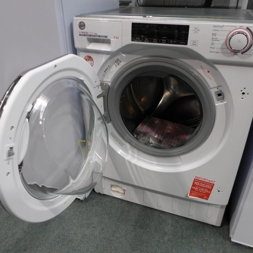 3121 - Hoover H-Wash 300 Pro Integrated Washing Machine (9kg)  H820xW600xD525, Model: HBWOS69TMCE, Original... 