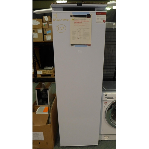 3122 - CDA Integrated Frost Free Tower Fridge H1772xW540xD540, Model: FW882, Original RRP £552.50 + vat * T... 