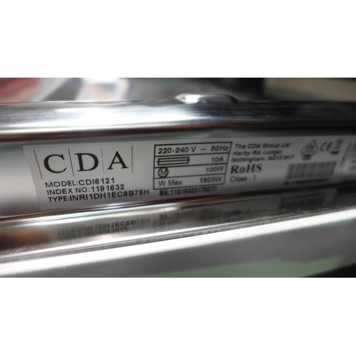 3127 - CDA Integrated Dishwasher H820xW598xD550, Model: CDI6121, Original RRP £331.67  + vat  * This lot is... 