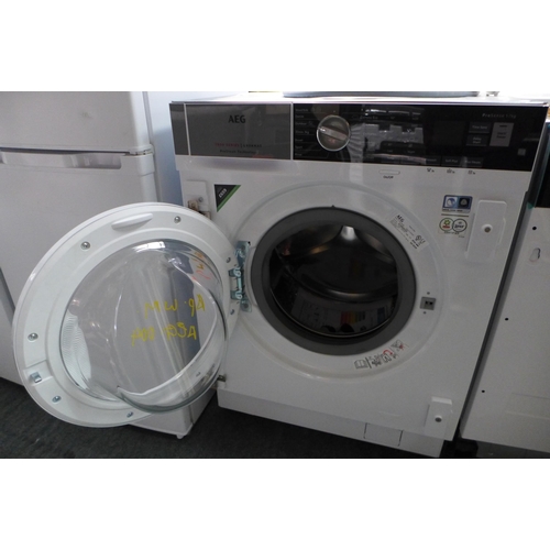 3128 - AEG Integrated Washing Machine (7kg)  H819xW596xD540, Model: L7FE7461BI, Original RRP £659 + vat  * ... 